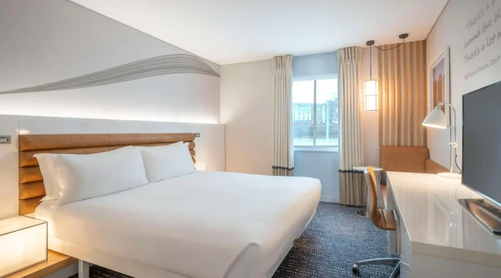 King Room with River View at The Morrison Dublin Curio Collection by Hilton