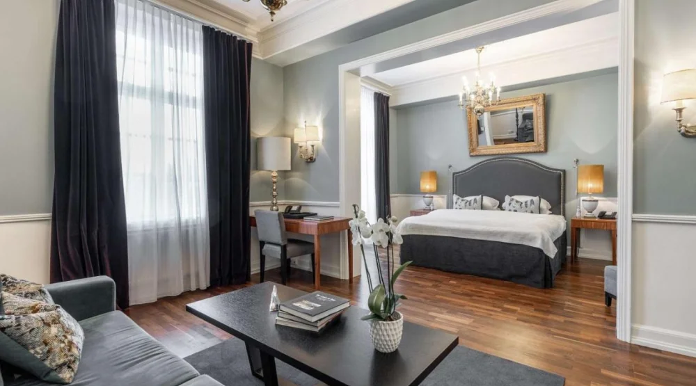 Junior Suite with View at Grand Hotel Oslo