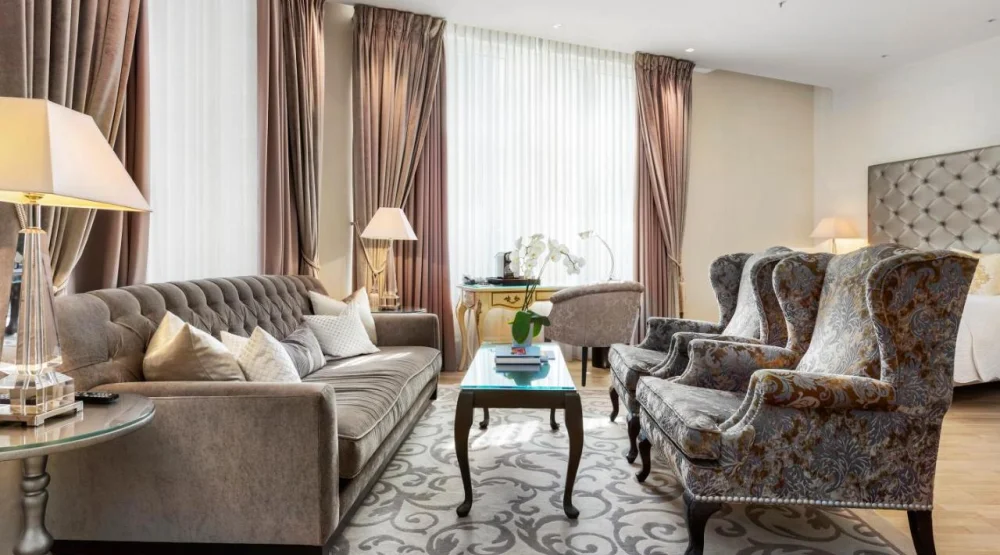 Junior Suite with Corner Balcony at Hotel Continental Oslo