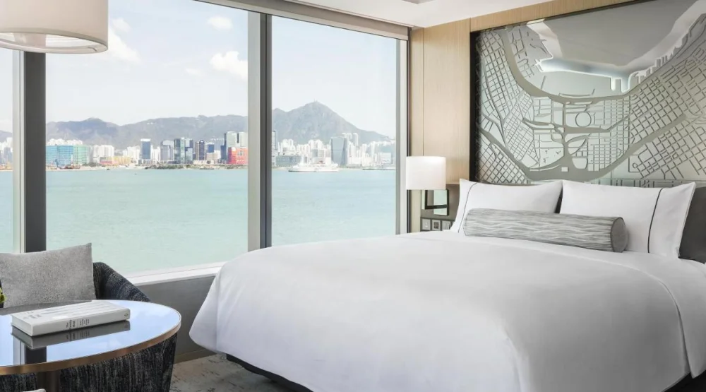 Deluxe King Room with Harbor View at Hyatt Centric Victoria Harbour
