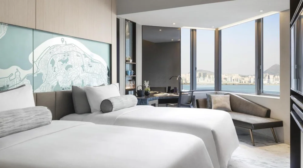 Twin Room at Hyatt Centric Victoria Harbour