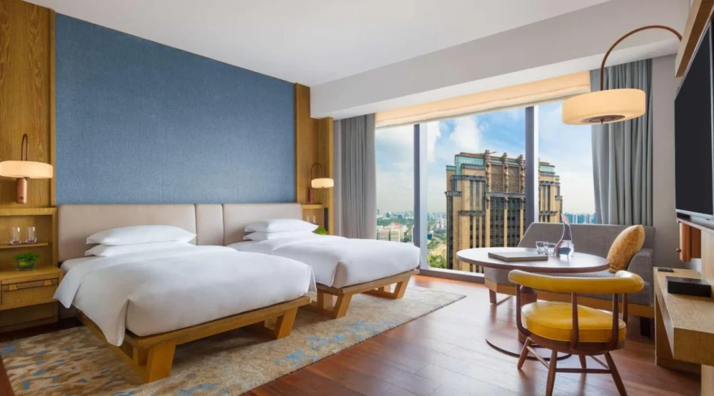 Twin Room at Andaz Singapore