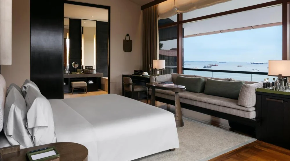 Premier Double Room with Sea View at Capella Singapore