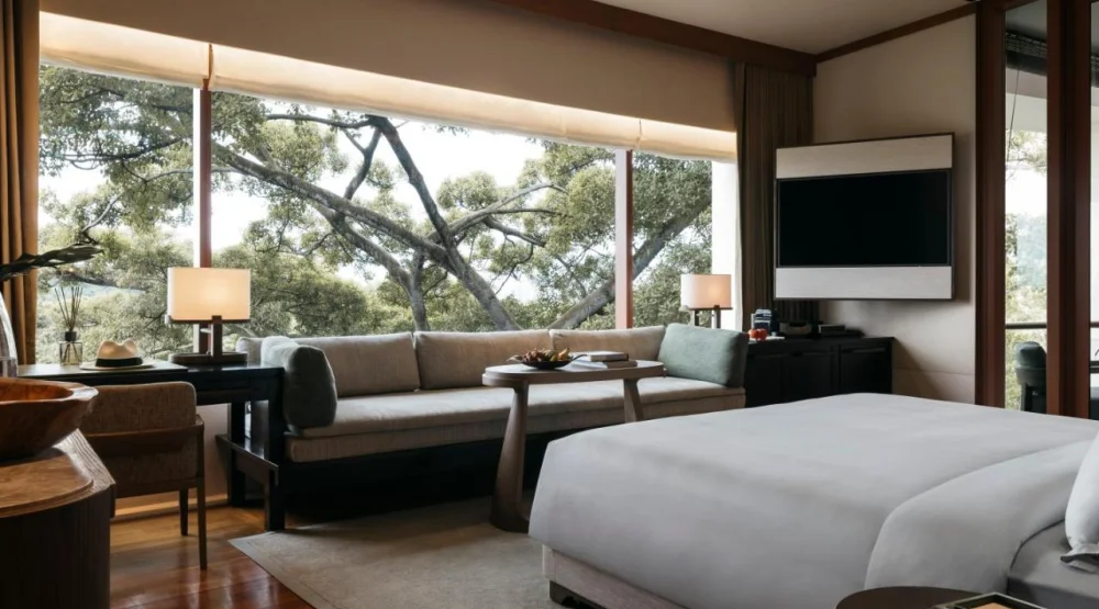 King Room with Garden View at Capella Singapore