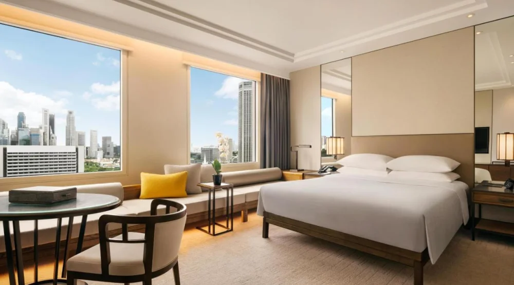 King Room with View at Conrad Singapore Marina Bay