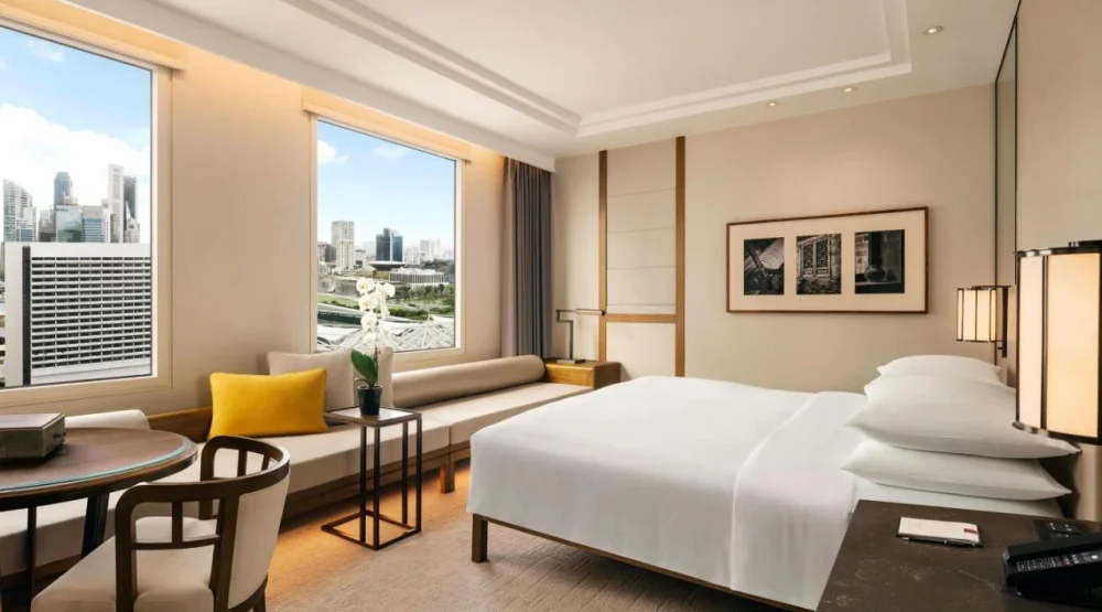 Premium Corner King Room at Conrad Singapore Marina Bay