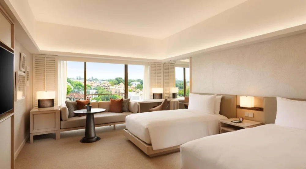 Deluxe Twin Room High Floor at Conrad Singapore Orchard