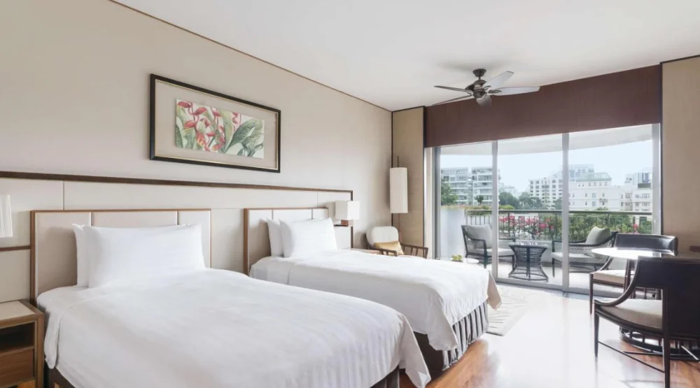 Garden Wing Deluxe Pool Twin at Shangri-La Singapore