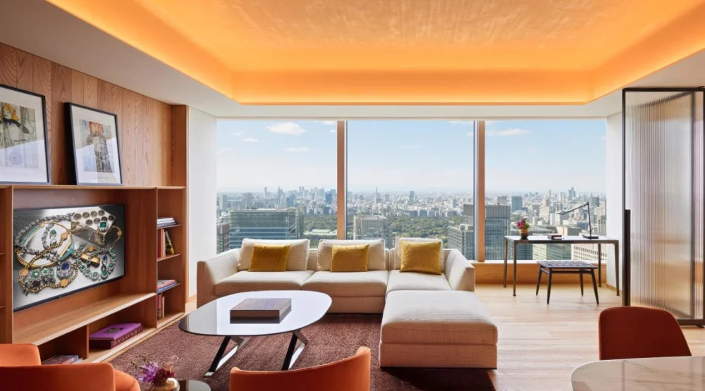 One Bedroom Superior King Suite with Skyline View at Bvlgari Tokyo