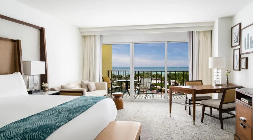 Ocean Front King Room at The Ritz-Carlton Aruba