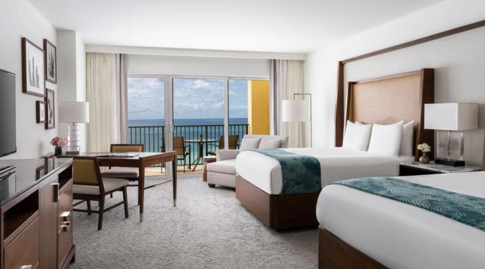 Ocean Front Queen Room at The Ritz-Carlton Aruba