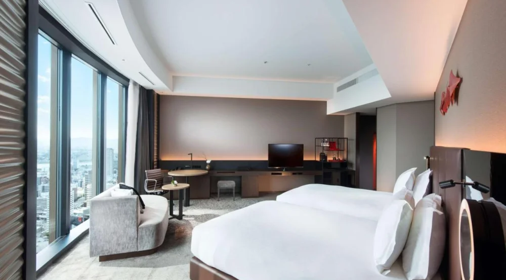 Corner Junior Twin Suite at Conrad Osaka