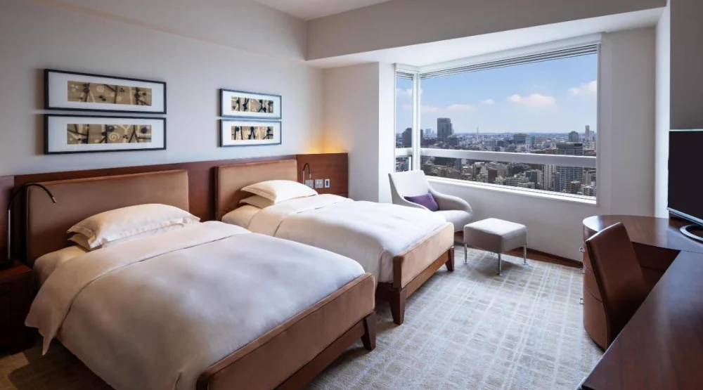 Twin Room with City View at Grand Hyatt Tokyo