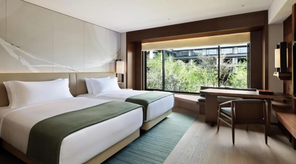 Garden Room (twin) at Hotel The Mitsui Kyoto A Luxury Collection Hotel