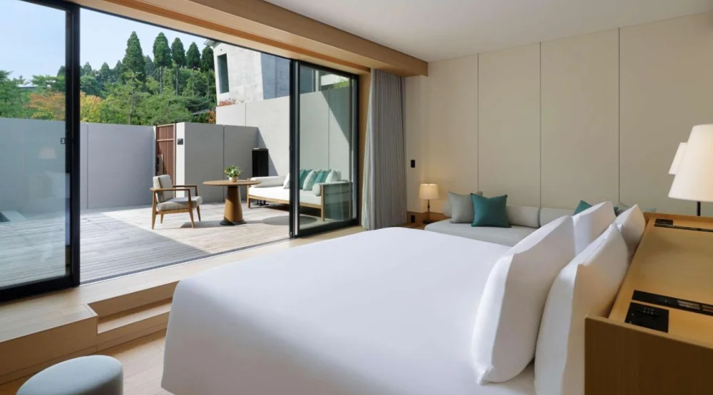 Poolside Terrace Room at ROKU Kyoto LXR Hotels & Resorts