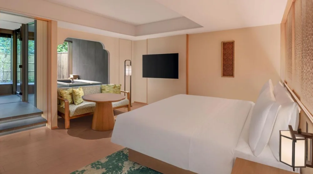 Open Air Deluxe King Room with Garden View at Shisui a Luxury Collection Hotel