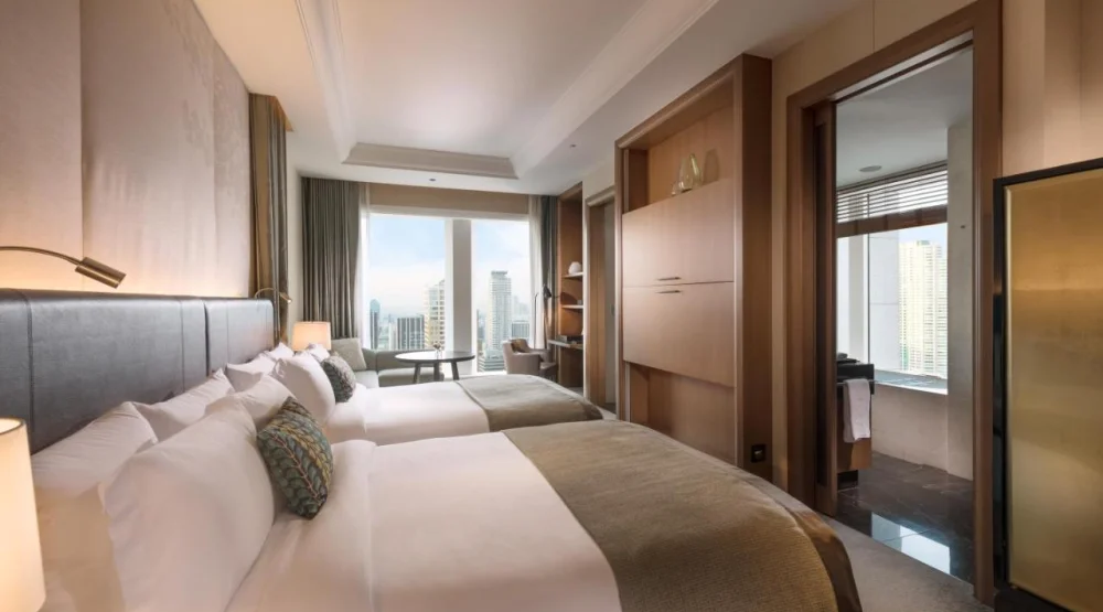 Grand Deluxe Double Room with Two Double Beds and City View at The St. Regis Osaka