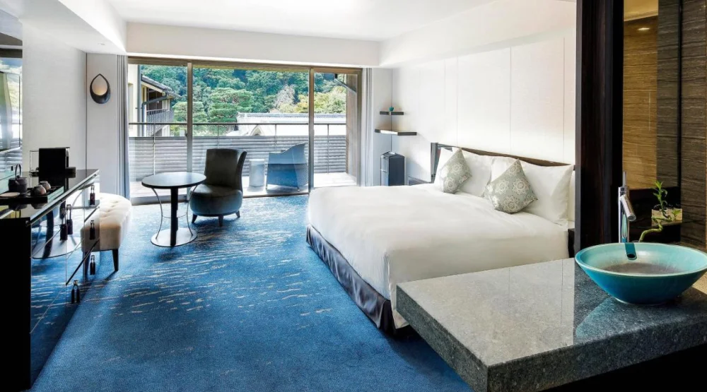 Tsukinone, Guest Room, One King, Arashiyama View, Mid Floor at Suiran a Luxury Collection Hotel