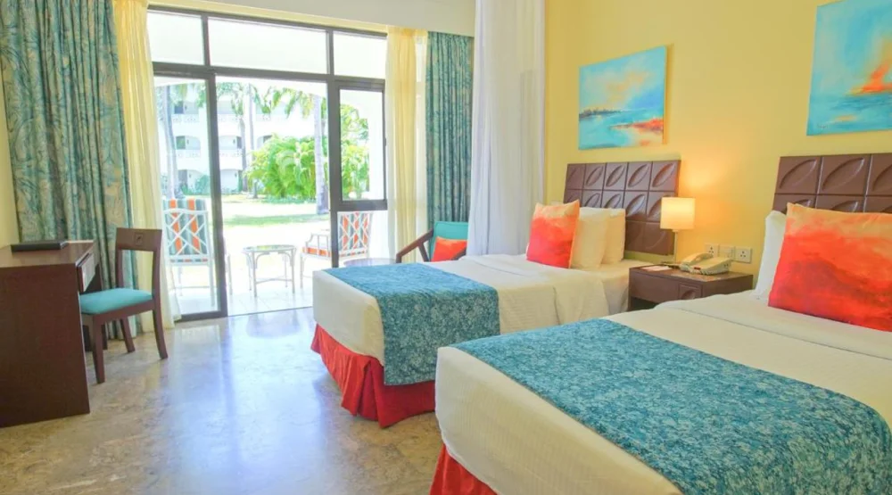 Garden Facing Twin Room at Sarova Whitesands Beach Resort & Spa