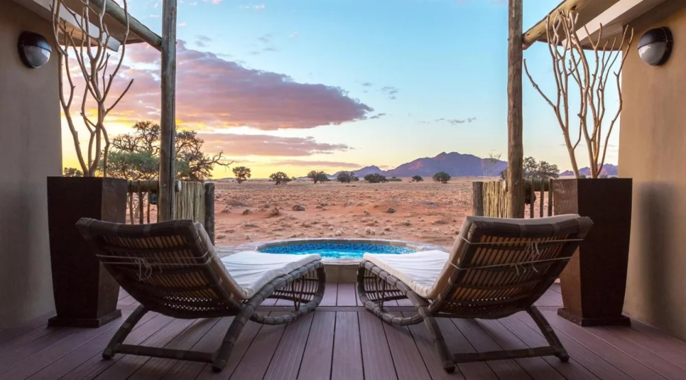 Junior Suite with Private Splash Pool at Sossusvlei Lodge