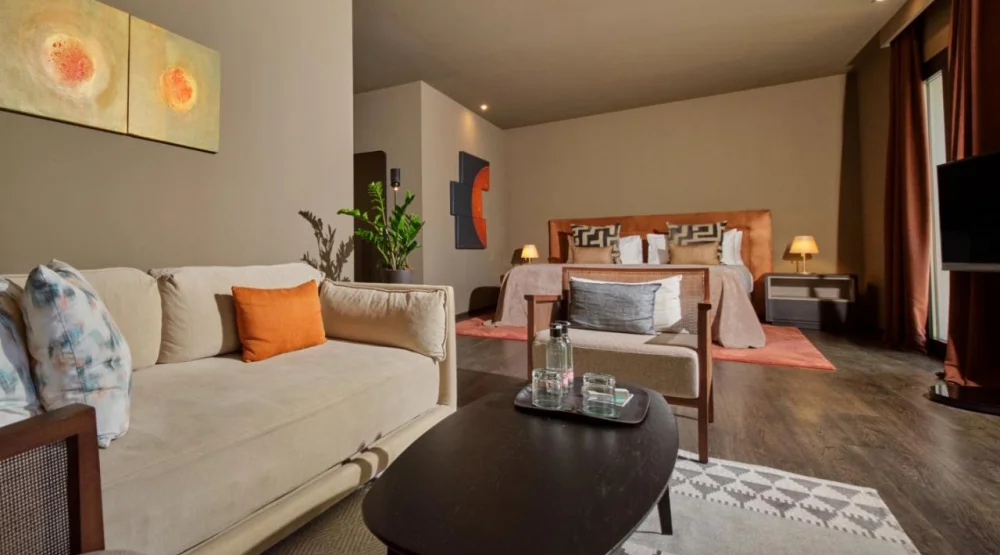 Suite with Patio View at Can Alomar Urban Luxury Retreat