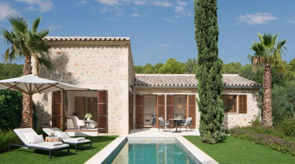 Suite with Private Pool at Castell Son Claret
