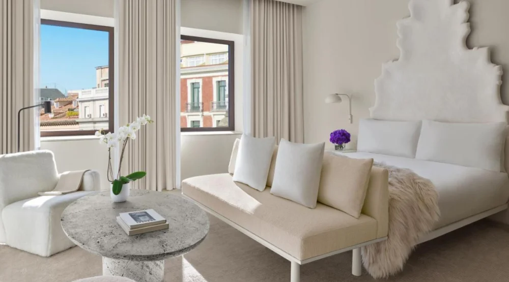 One Bedroom Corner Loft Suite with City View at The Madrid EDITION