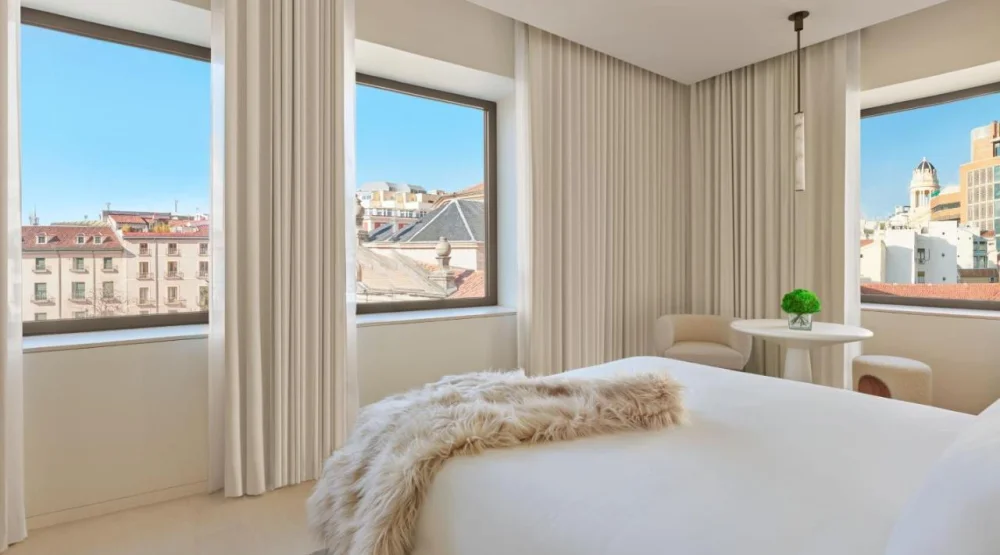 One Bedroom Corner Suite with City View at The Madrid EDITION