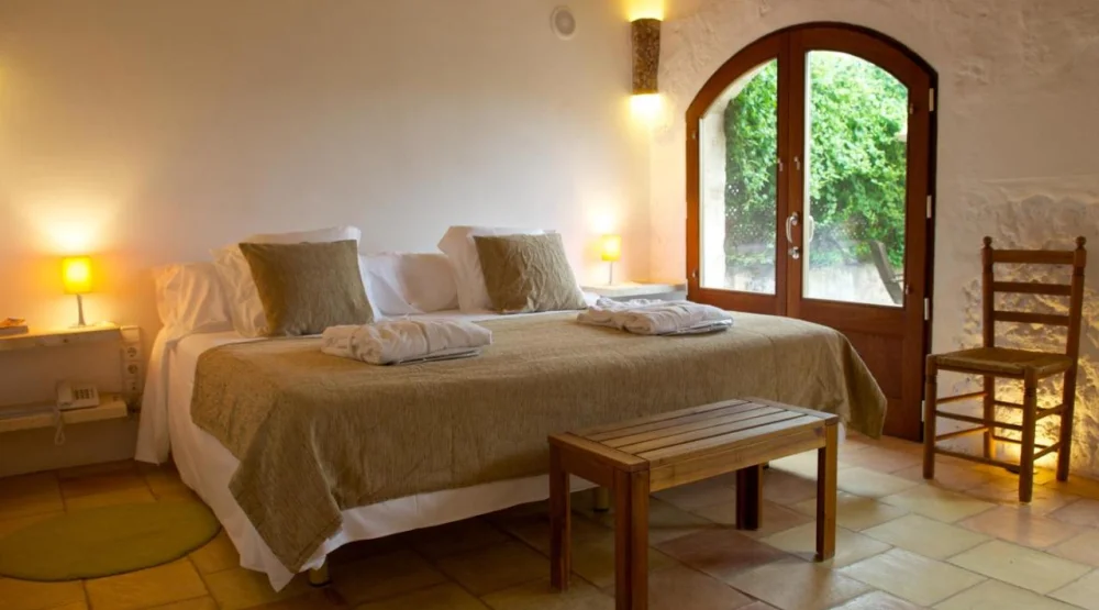 Double Or Twin Room with Terrace at Alcaufar Vell