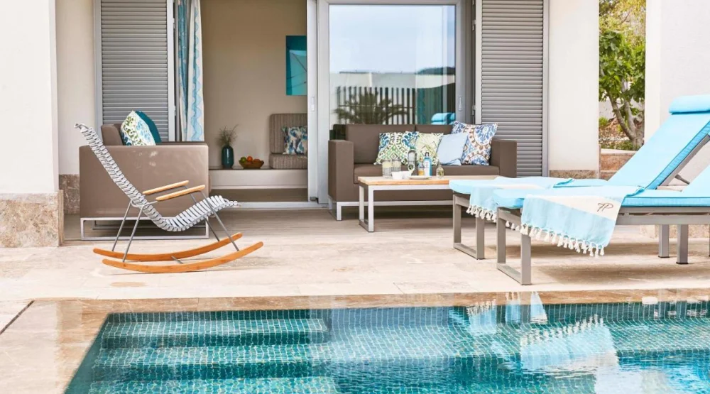 Two Bedroom Garden Pool Suite at 7pines Resort Ibiza