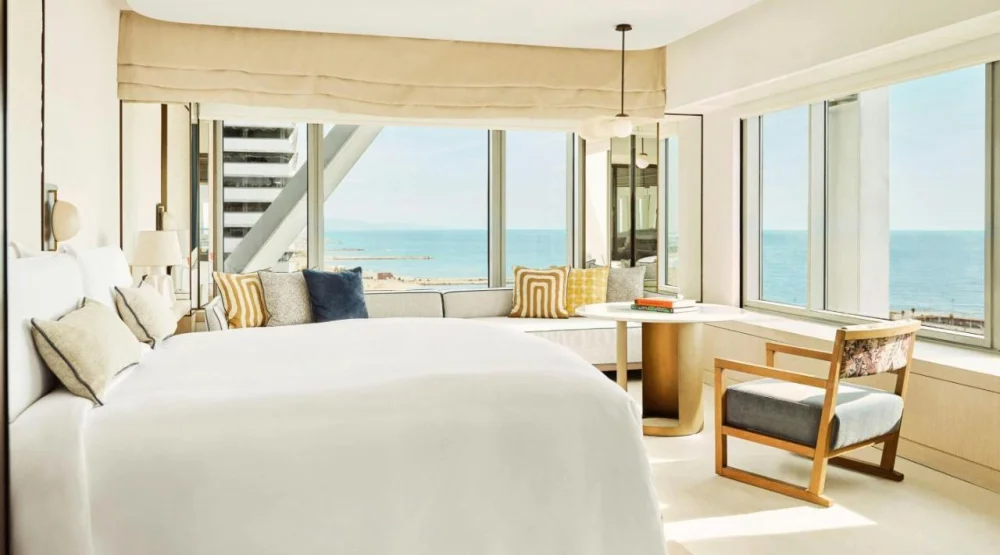 Seascape Corner King Room with Sea Front at Hotel Arts Barcelona