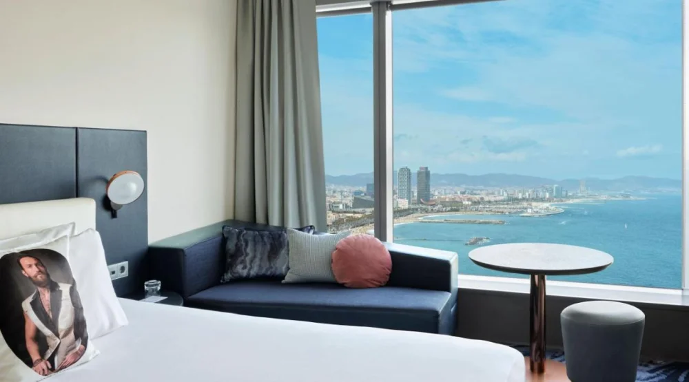 Fabulous Sky Twin Room at W Barcelona