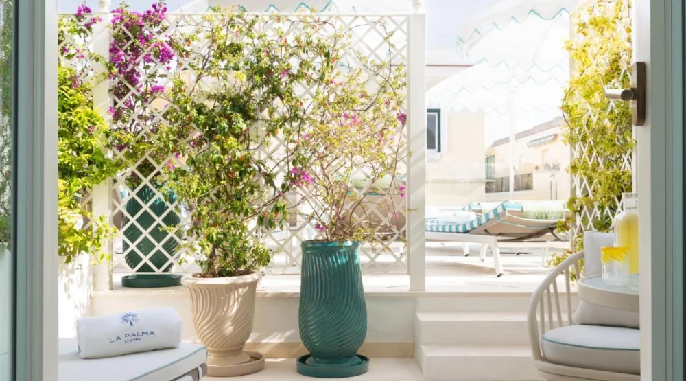 Junior Suite with Swimming Pool View at Hotel La Palma, Capri