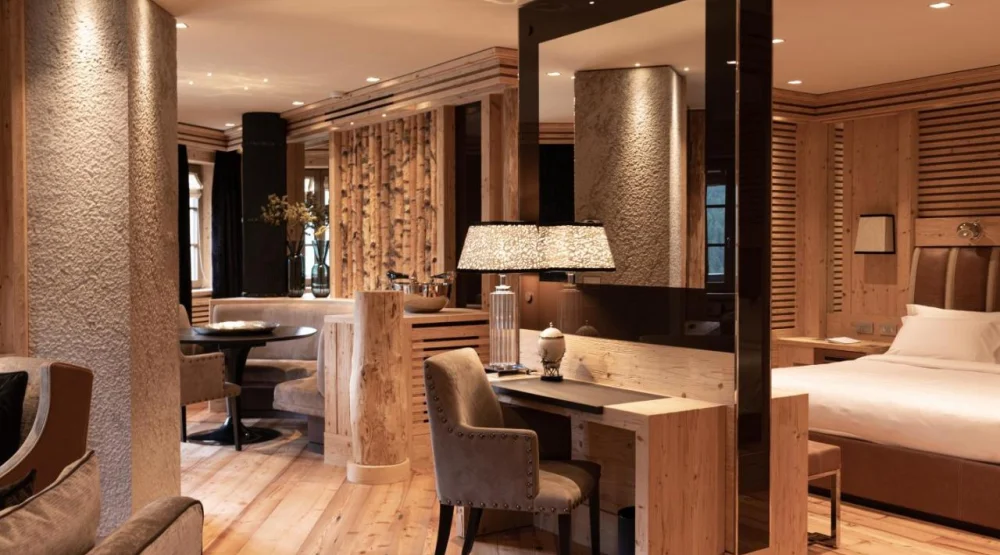 Presidential Suite with Mountain View at Rosapetra Spa Resort