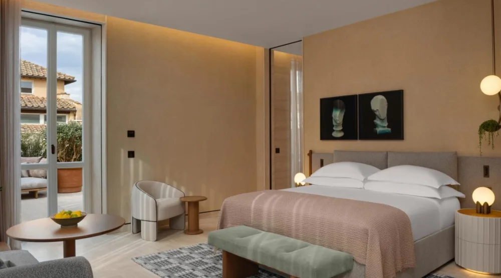 Terrace Junior Suite at Six Senses Rome