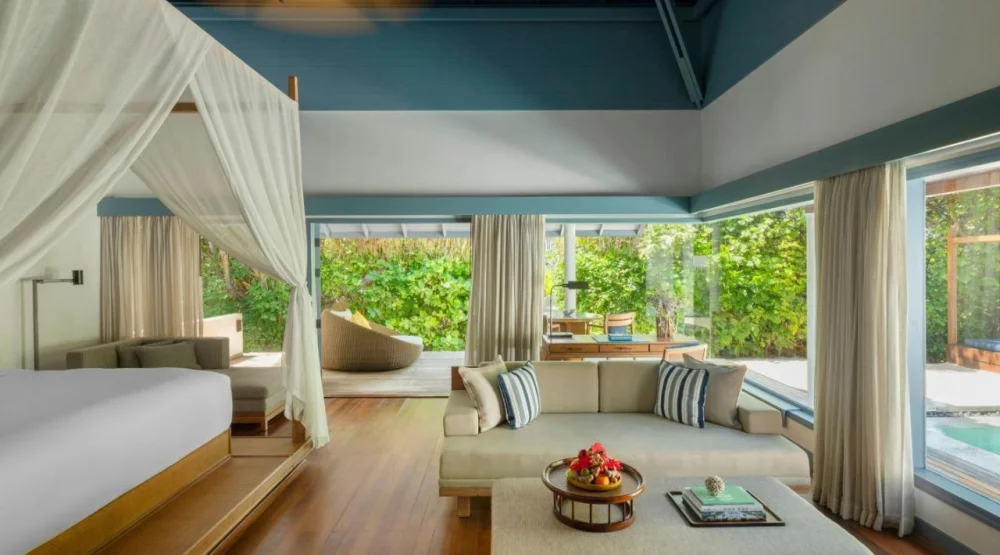 One Bedroom Beach Pool Villa at Raffles Maldives Meradhoo