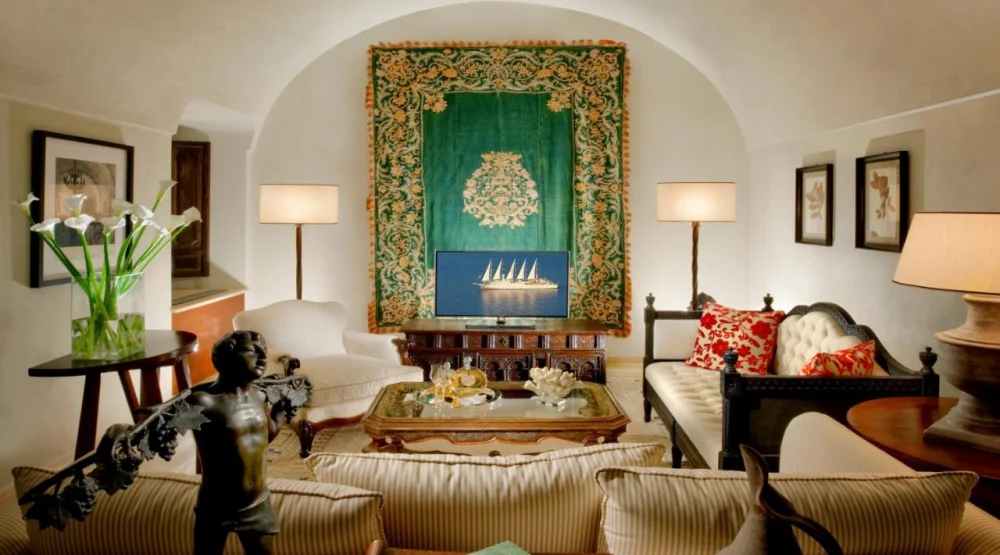 Executive Suite with Sea View at Monastero Santa Rosa Hotel & Spa