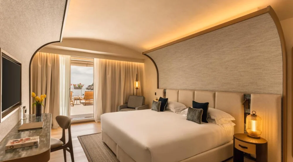 Deluxe Double Room with Sea View at Mazzaro Sea Palace