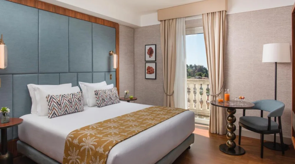 Deluxe Double Or Twin Room with View at NH Collection Taormina