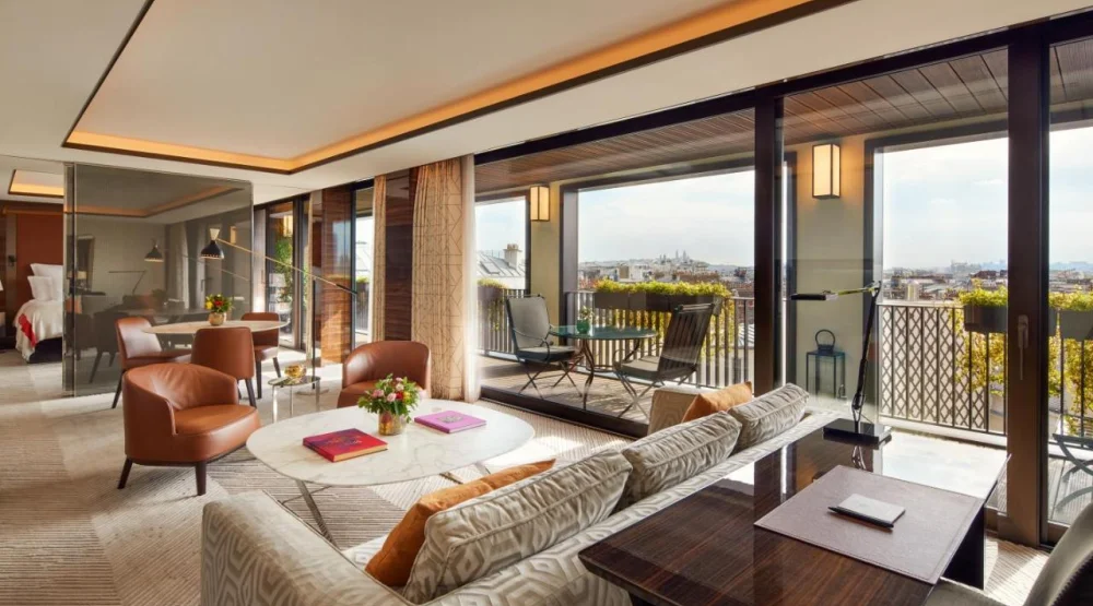 Executive Suite with Terrace at Bvlgari Hotel Paris