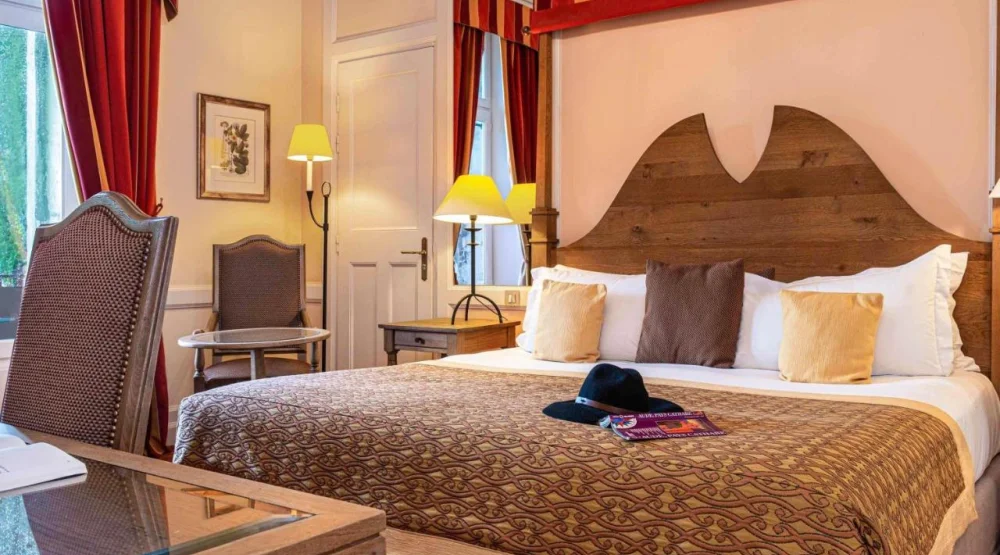 Superior King Room with Garden and Ramparts View at Hotel De La Cite Carcassonne - MGallery