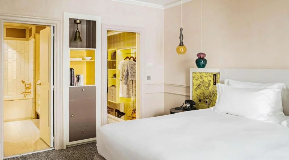 Prestige Suite with One King Bed /one Sofa Bed/separate Living Room - Boulevard Or Rue Scribe View at Sofitel Le Scribe Paris Opera