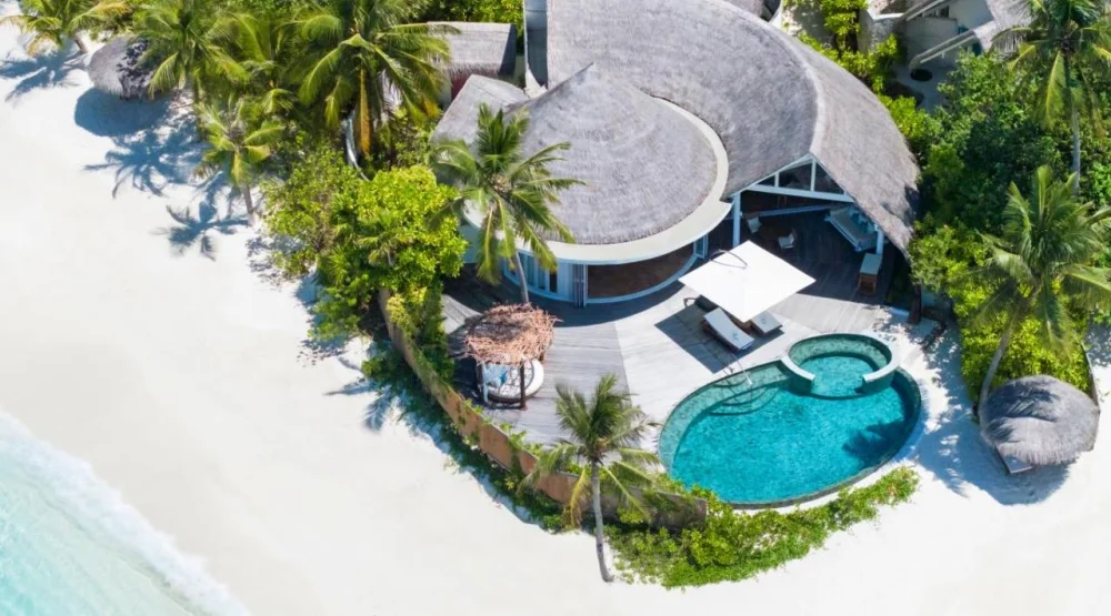 Beach Residence with Private Pool at Milaidhoo Island