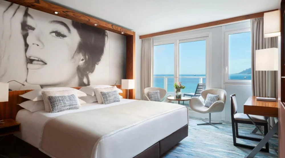 Deluxe Room with Sea View at JW Marriott Cannes