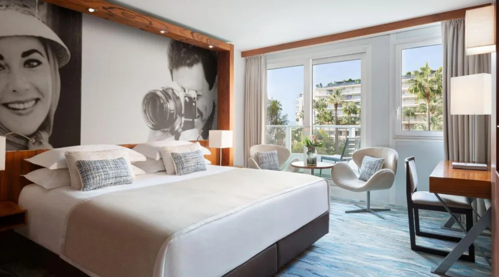 Deluxe Room with Partial Sea View at JW Marriott Cannes
