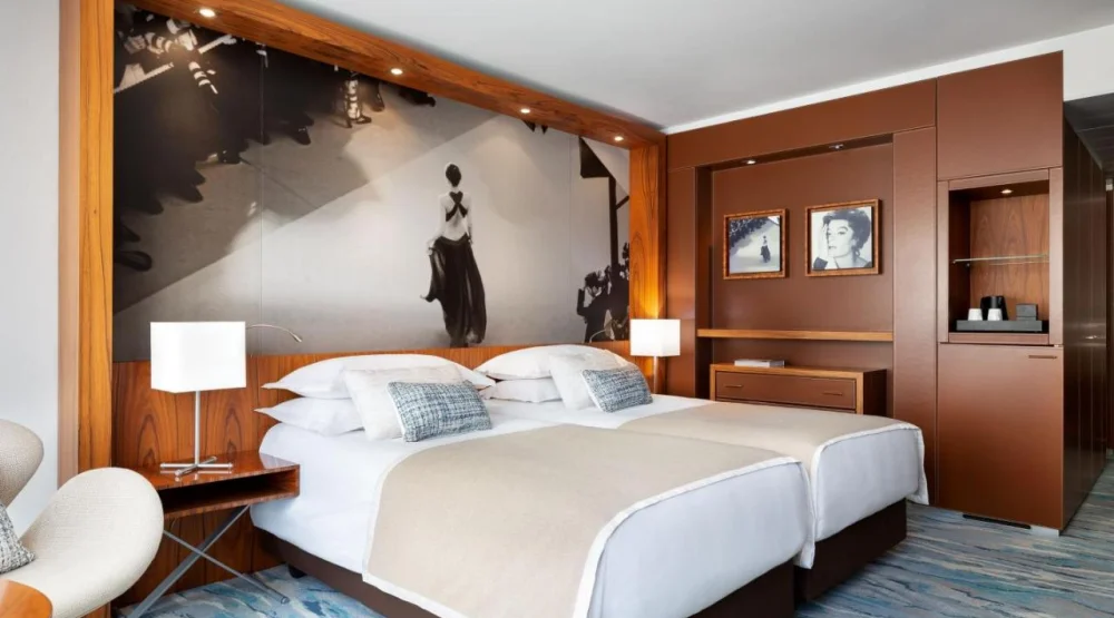 Deluxe Twin Room with Garden View at JW Marriott Cannes