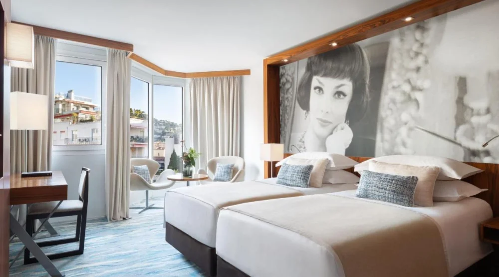 Deluxe Twin Room with City View at JW Marriott Cannes