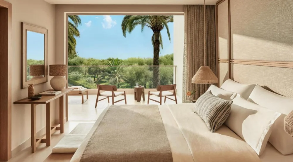 One Bedroom Bungalow Suite with Balcony & Garden View at Ikos Olivia