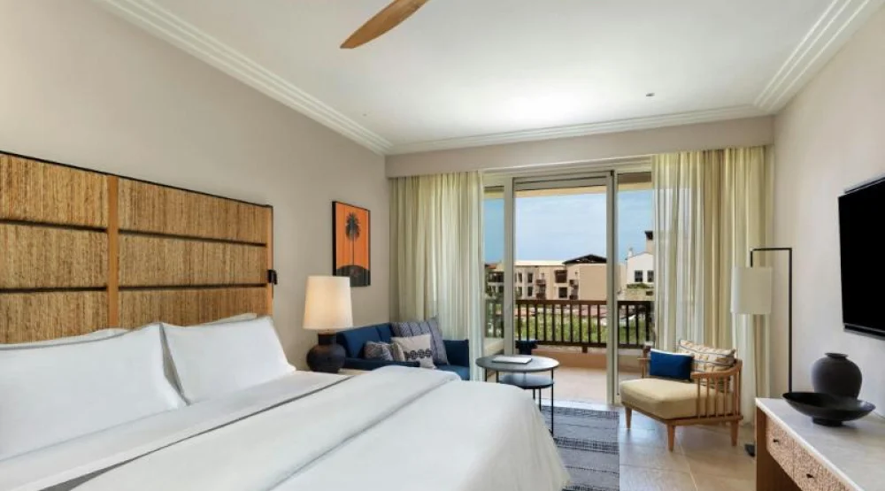 Deluxe Guest Room, One King, Garden View, Balcony at The Westin Resort Costa Navarino