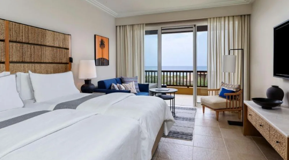 Deluxe Guest Room, Two Twin, Partial Sea View, Balcony at The Westin Resort Costa Navarino